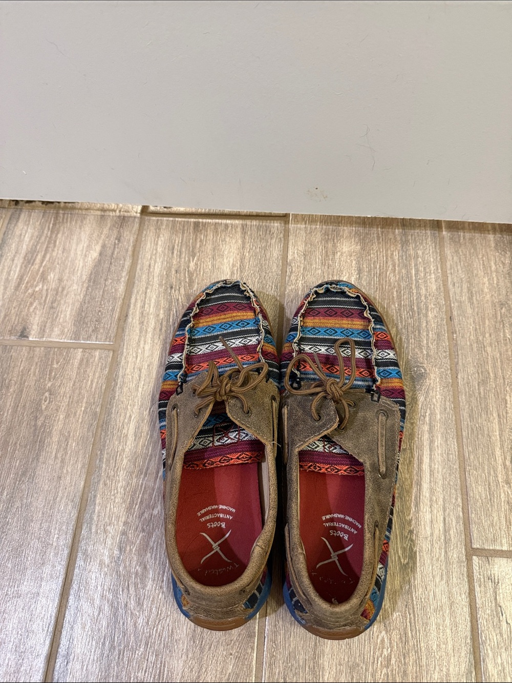 Twisted X Women’s Aztec Boat Shoes